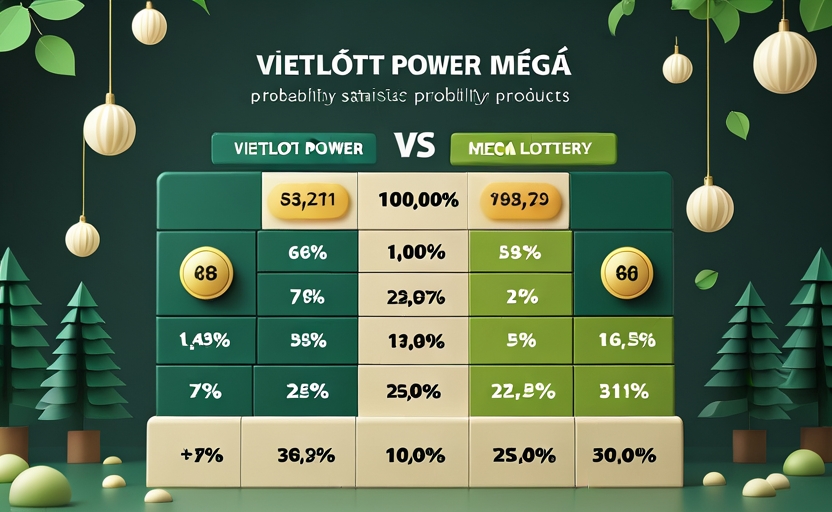 So sánh Vietlott Power và Mega Jackpot với bảng xác suất trúng thưởng